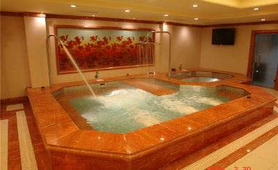 大连棒棰岛（国宾）温泉会馆-浴区-大连空气源热泵案例