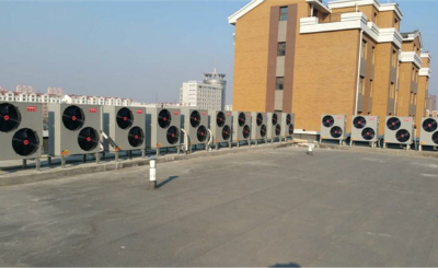 阜新二期-大连水源热泵施工案例