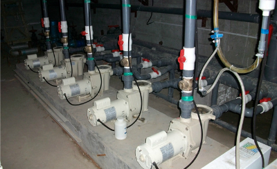 天沐-机房-大连温泉设备工案例